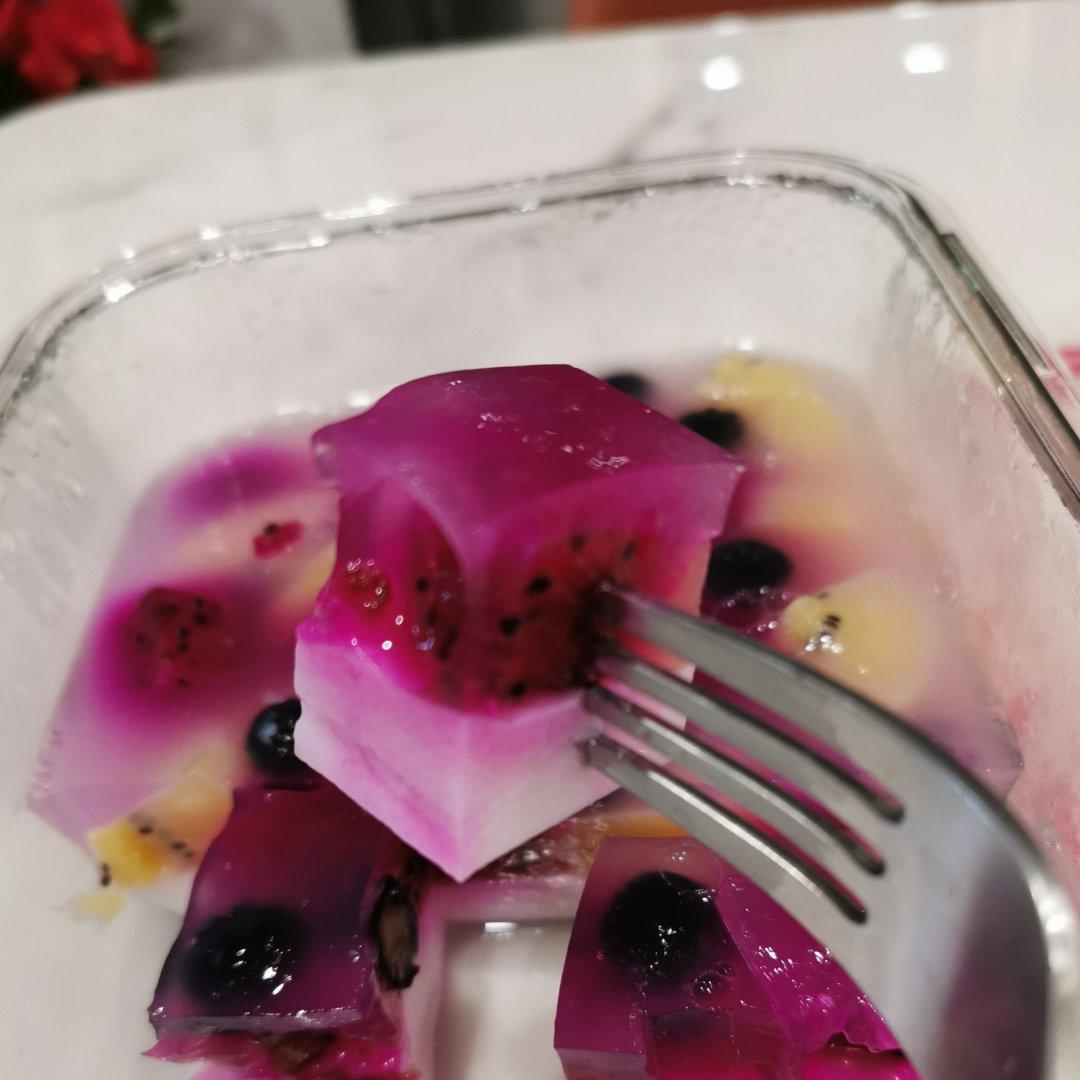 水果果冻蛋糕白凉粉