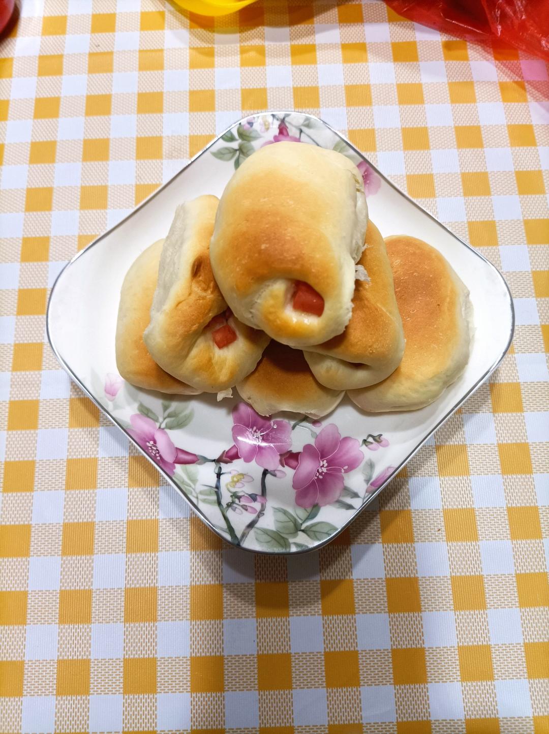 牛奶面包卷（直接法）
