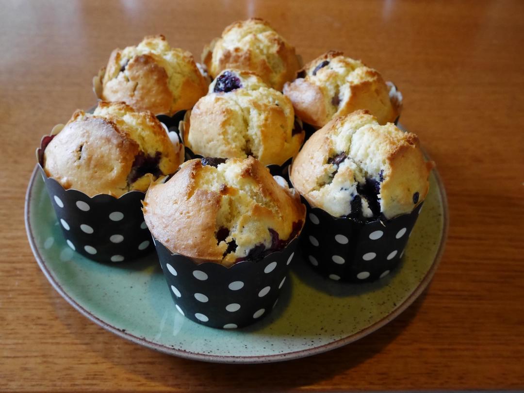 柠香蓝莓玛芬（植物油版）