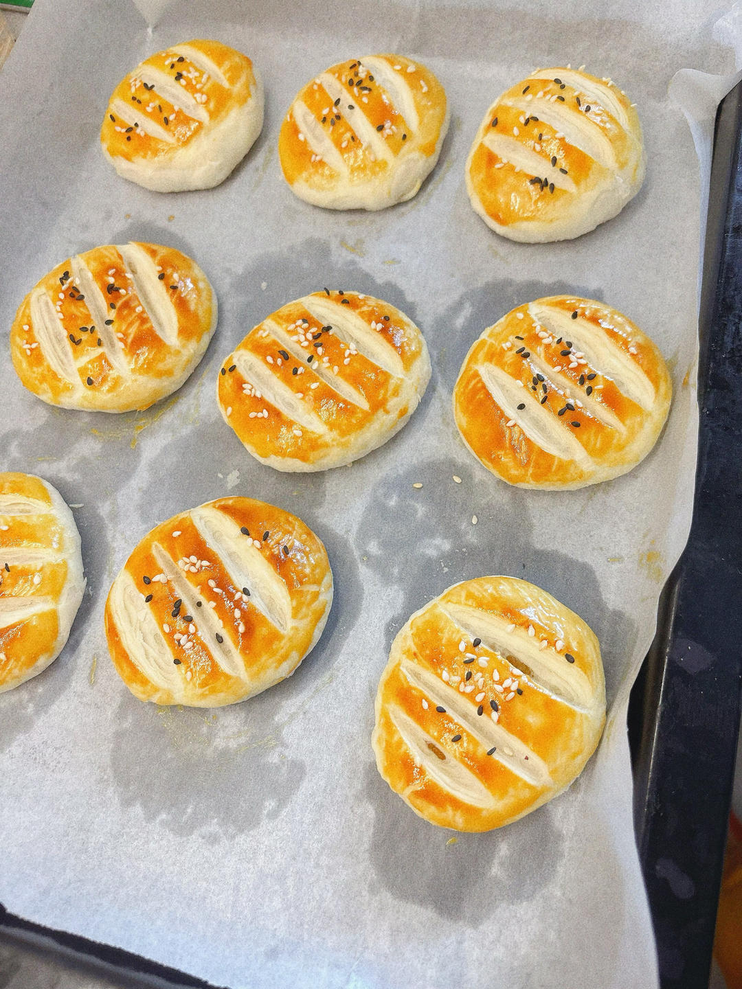 层层起酥的美味豆沙饼（烤箱）酥掉渣