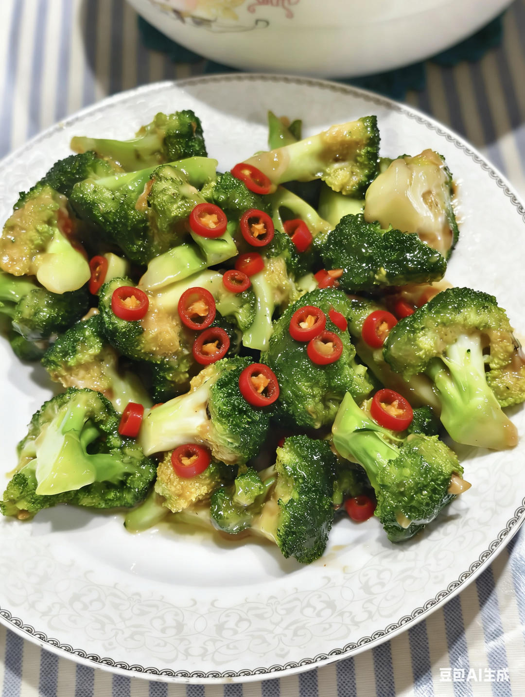 蒜蓉炒西兰花/花菜