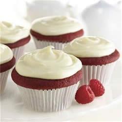 Red Velvet Cupcake（红丝绒纸杯蛋糕），sour cream(酸奶油）版的做法 步骤7