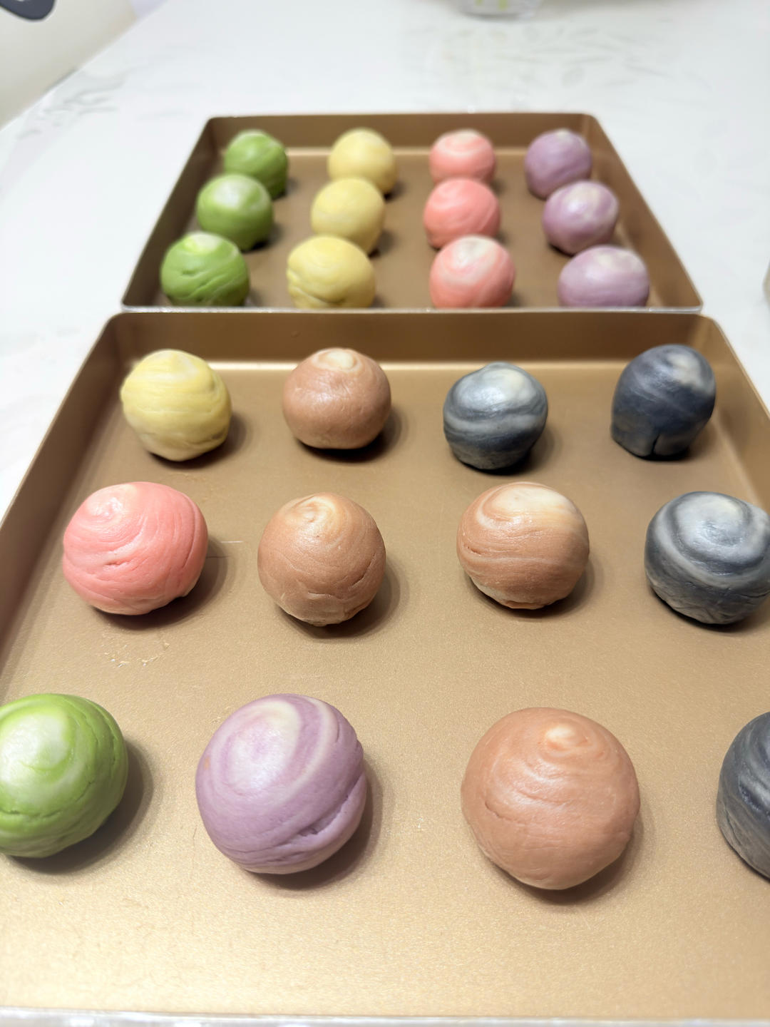 螺旋酥.蛋黄酥.-个人的技巧