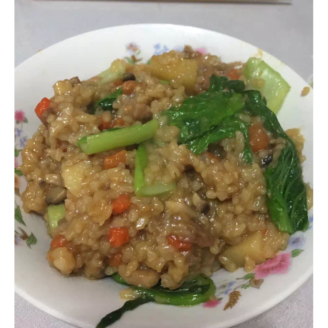 豌豆火腿闷饭