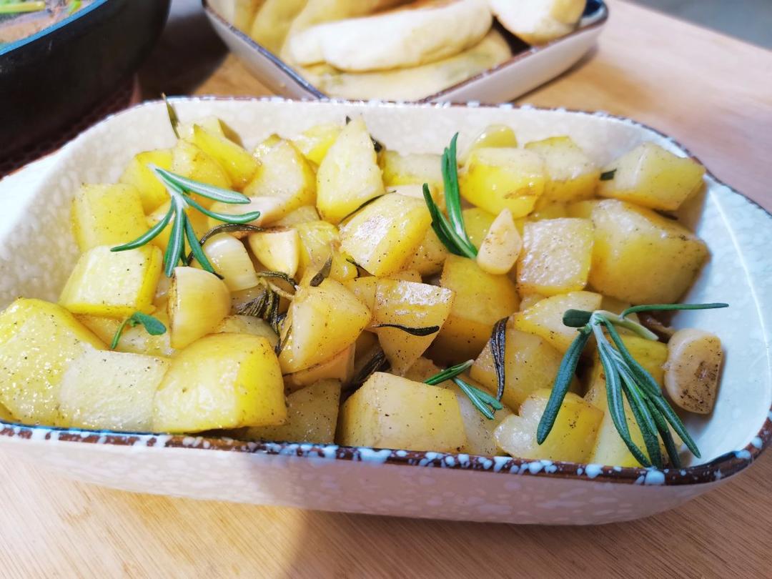 西式香草烤土豆