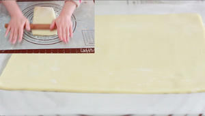 爆好吃的榴莲酥-自制酥皮|层层开酥|奶香十足的做法 步骤2