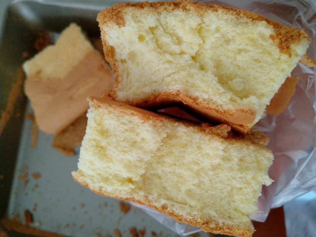 6寸2蛋完美戚风蛋糕