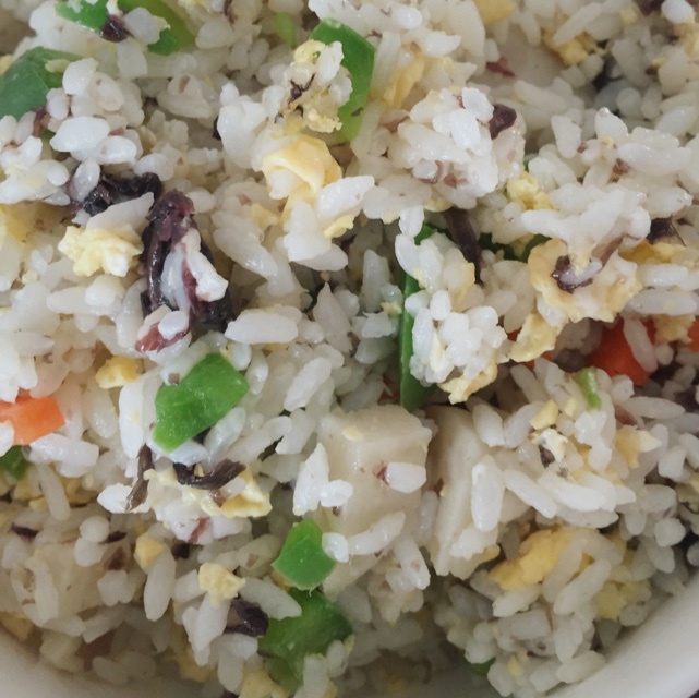 低卡瘦身紫菜蛋炒饭