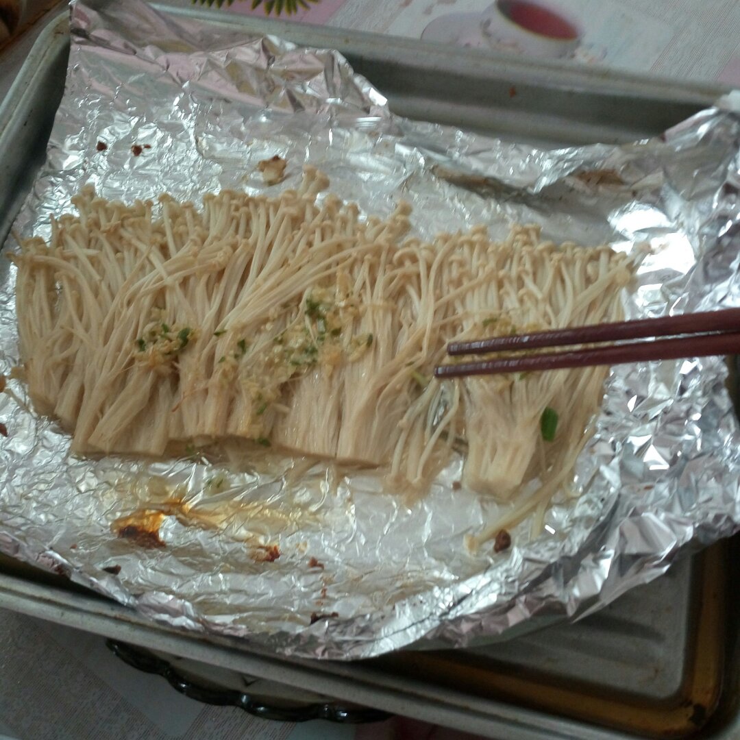 烤箱版 烤金针菇