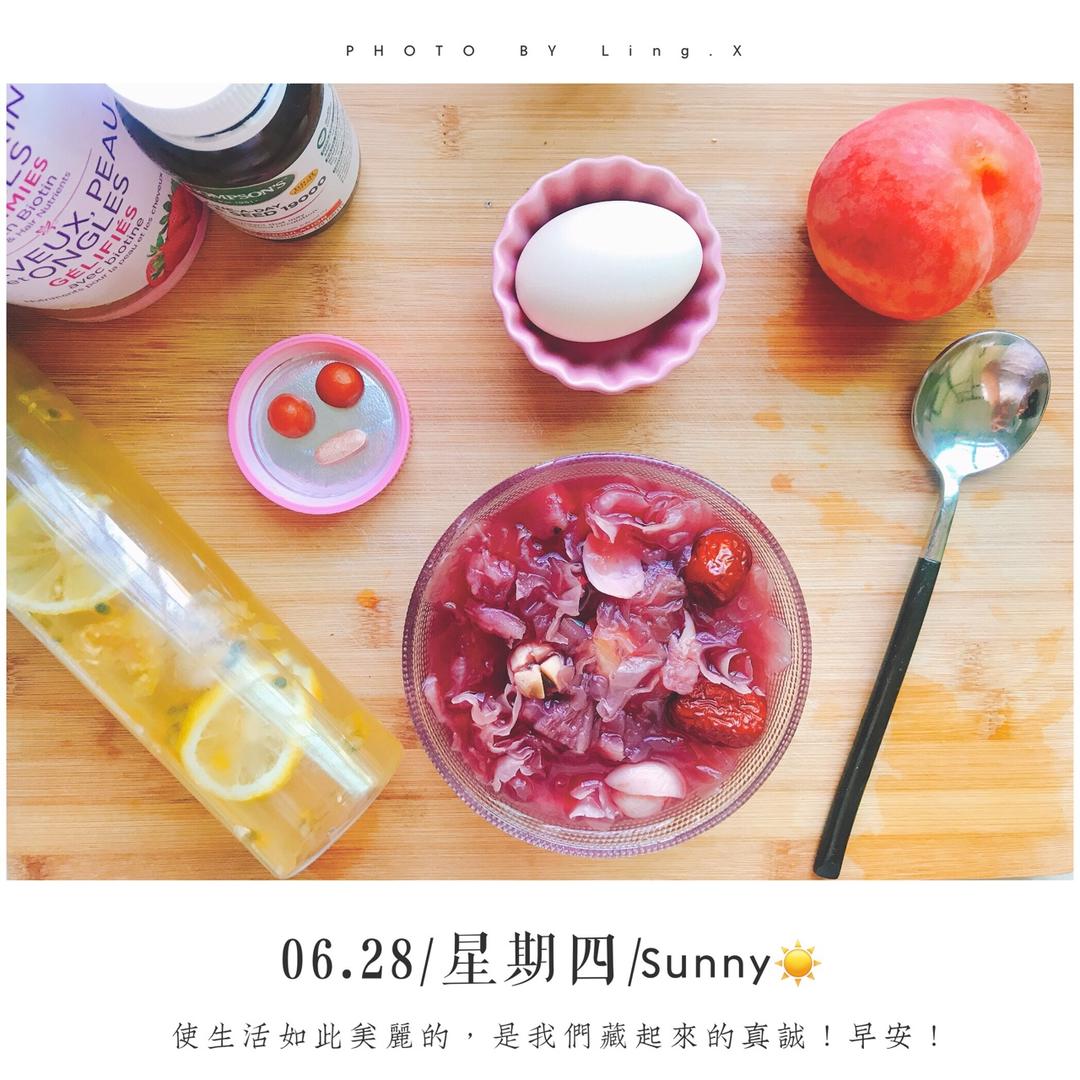 【紫薯银耳羹】