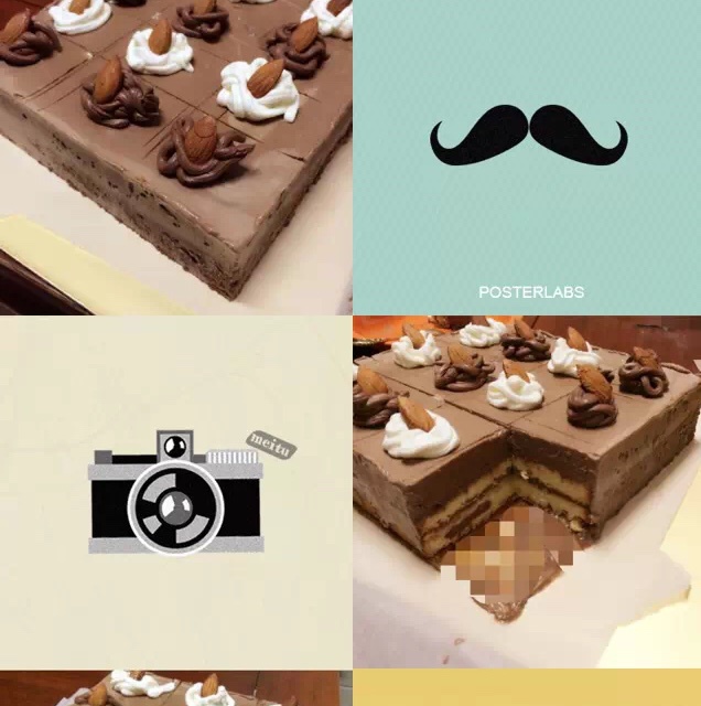 巧克力方形慕斯蛋糕