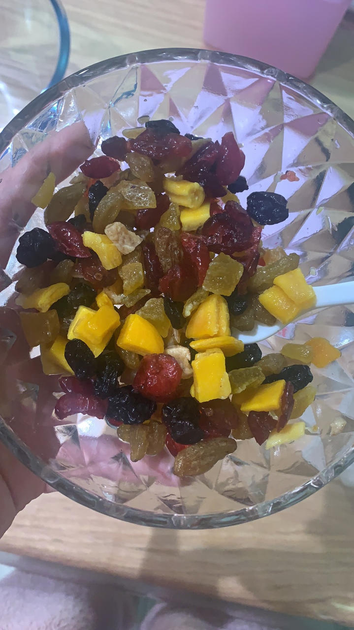 圣诞酒渍杂果干磅蛋糕。低糖版，口感湿润不干不腻