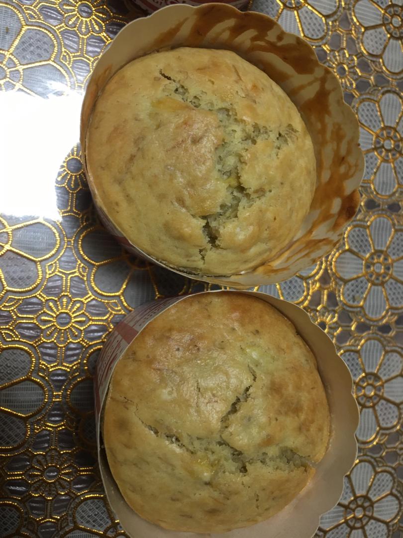 最最最简单                             最最最方便  最最最香浓的香蕉马芬蛋糕