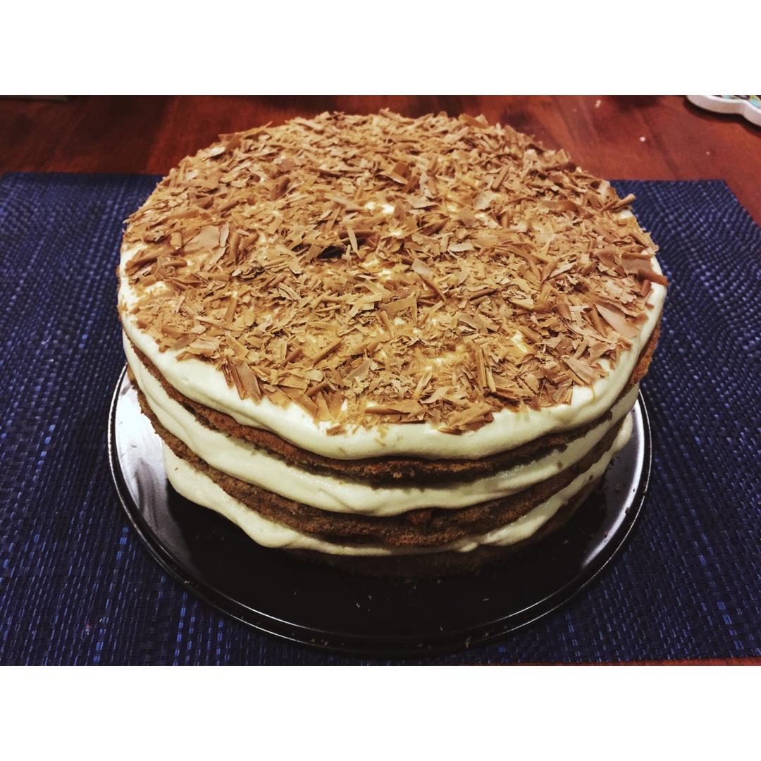 史上最好吃的摩卡戚风蛋糕7寸！！