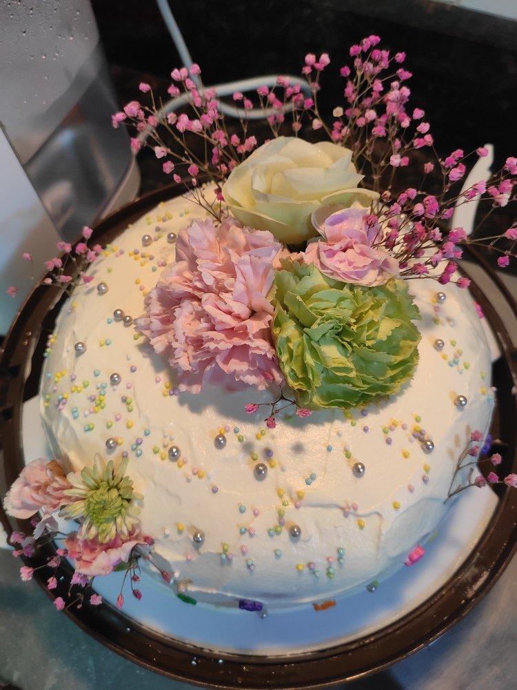 鲜花蛋糕