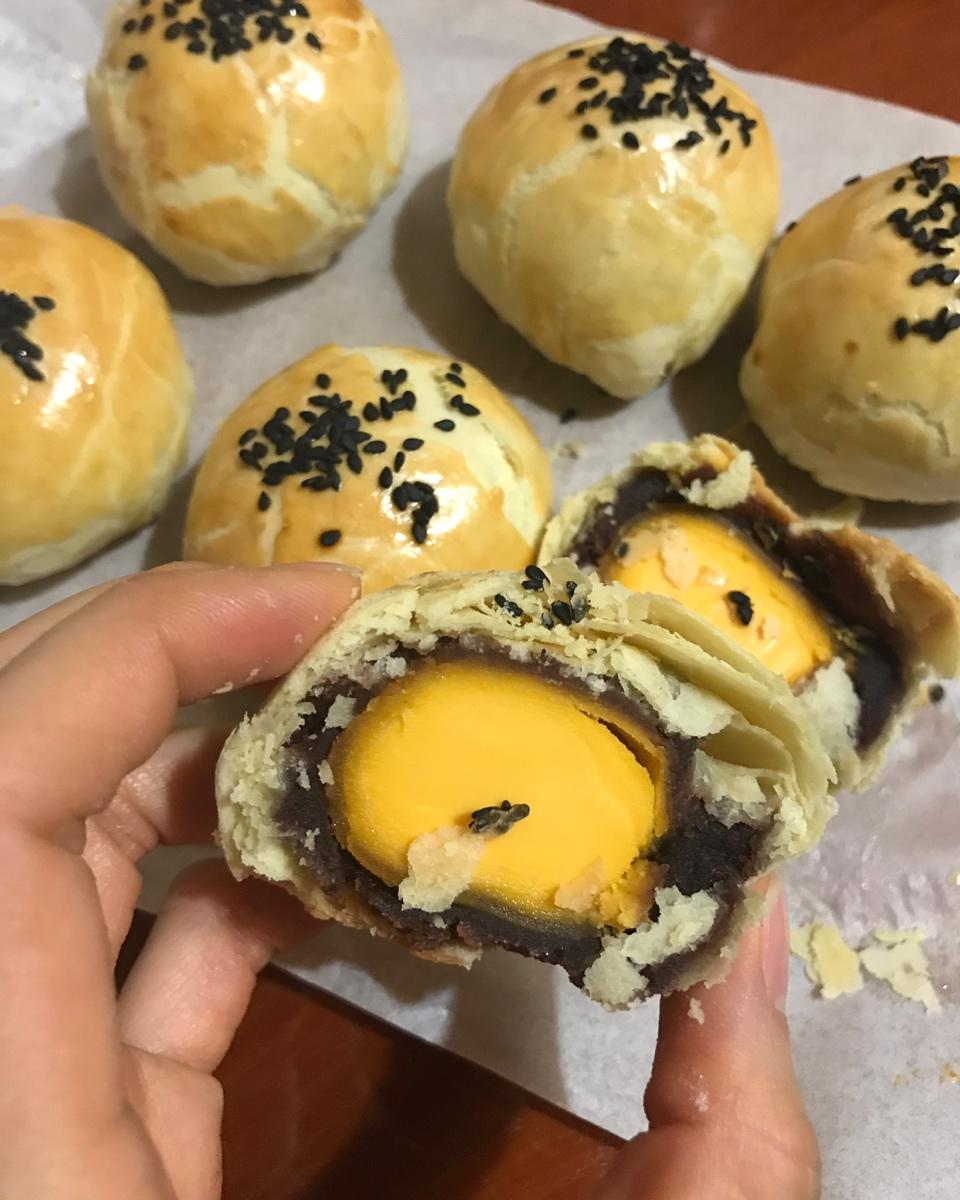 濯汀汀做的蛋黄酥-君之版