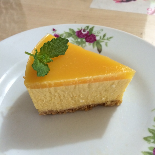 芒果冻芝士蛋糕