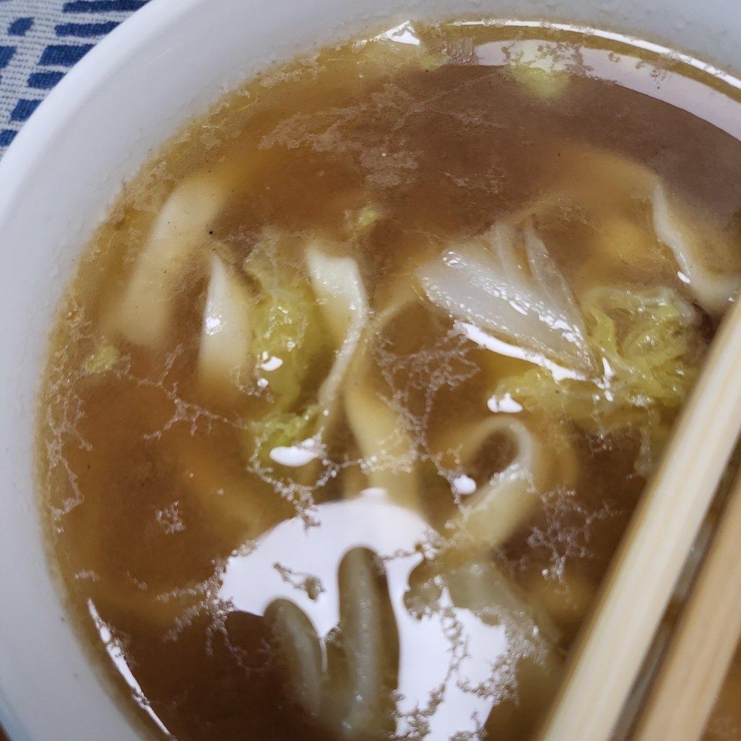 白菜炝锅面·老饭骨版
