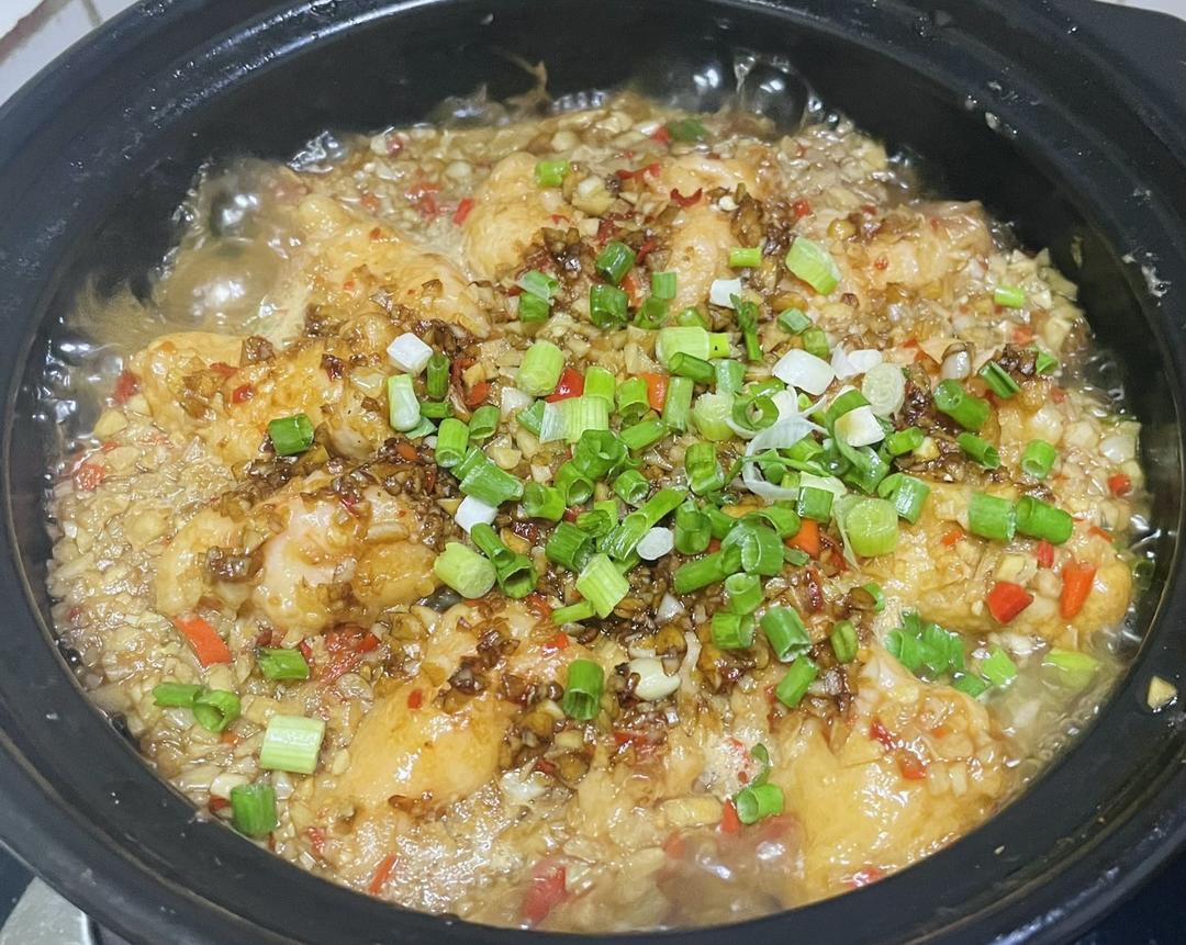蒜蓉粉丝虾煲