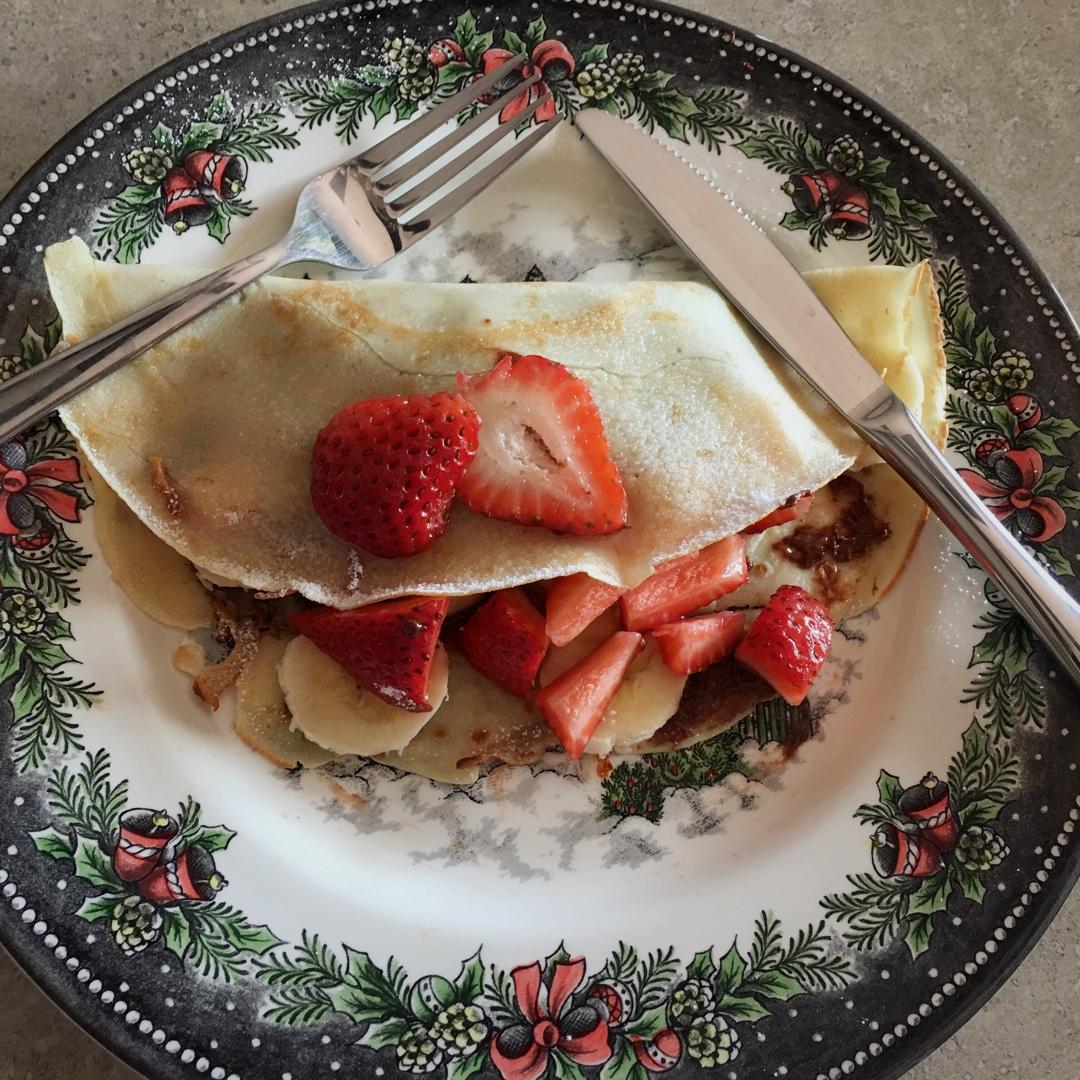 【曼食慢语】法式可丽饼配鲜莓果