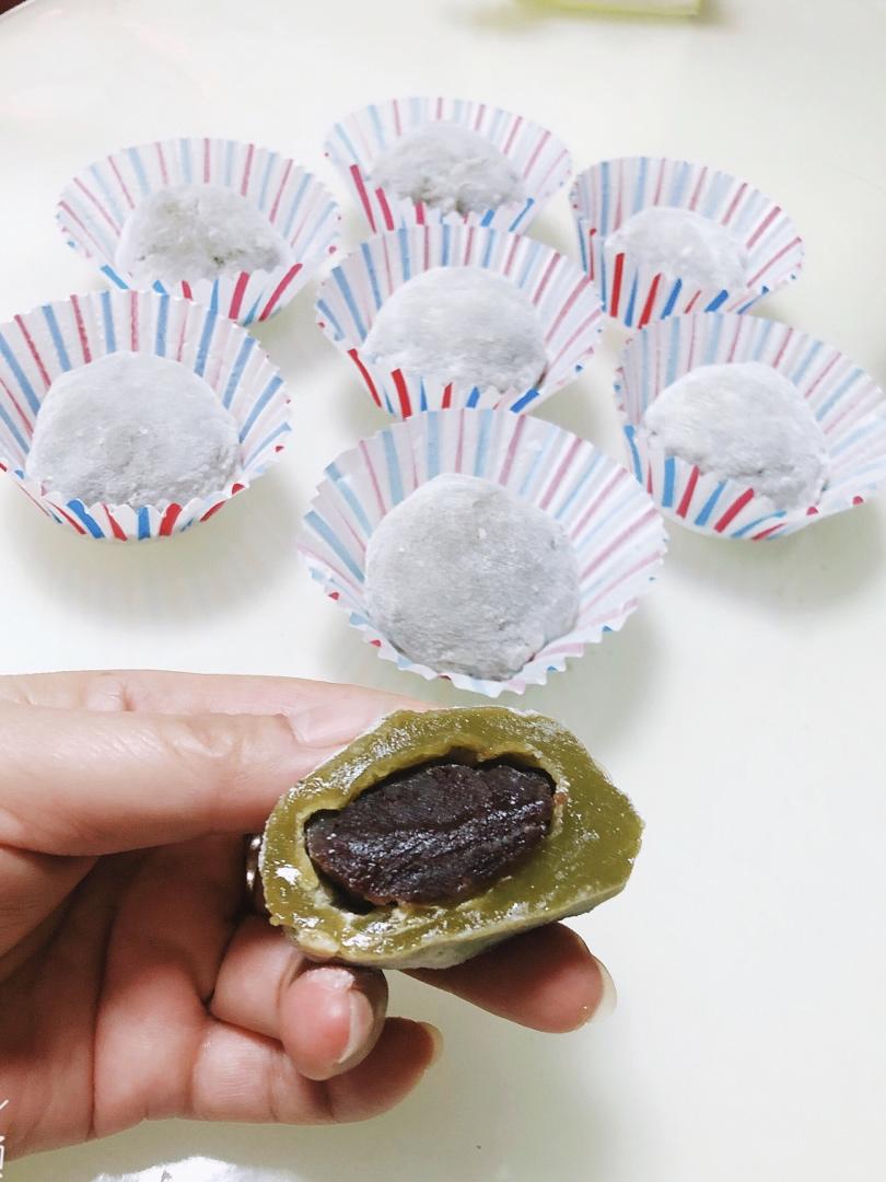 抹茶红豆大福