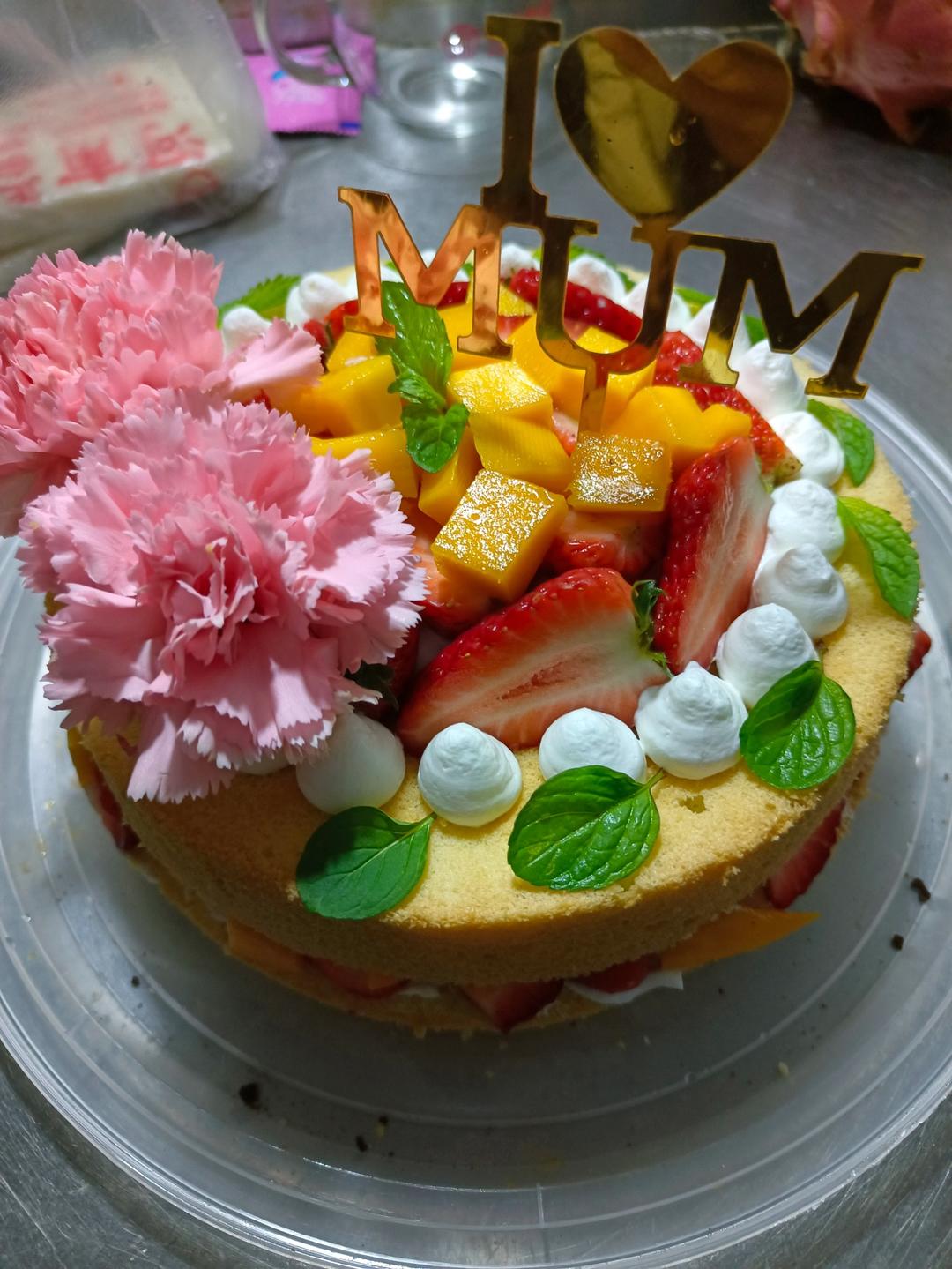 颜值爆表的「水果裸蛋糕」装饰