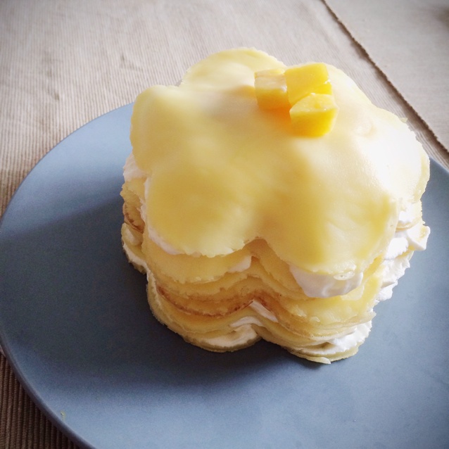 芒果千层蛋糕，100%成功告别煎皮无能