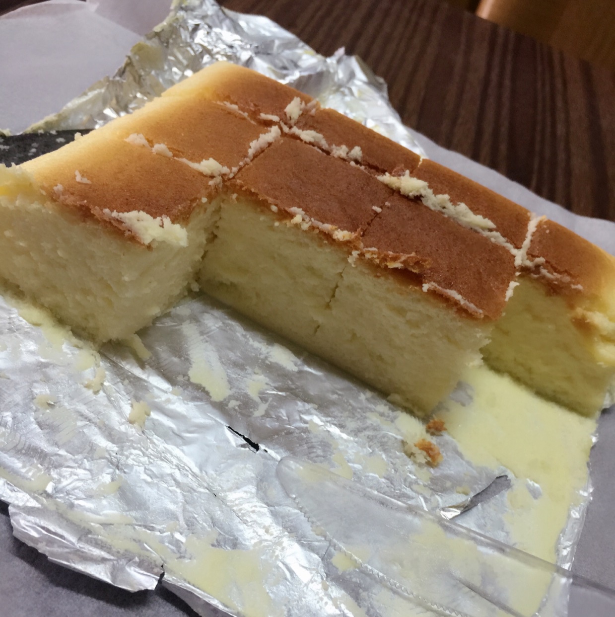 6寸方形轻乳酪蛋糕