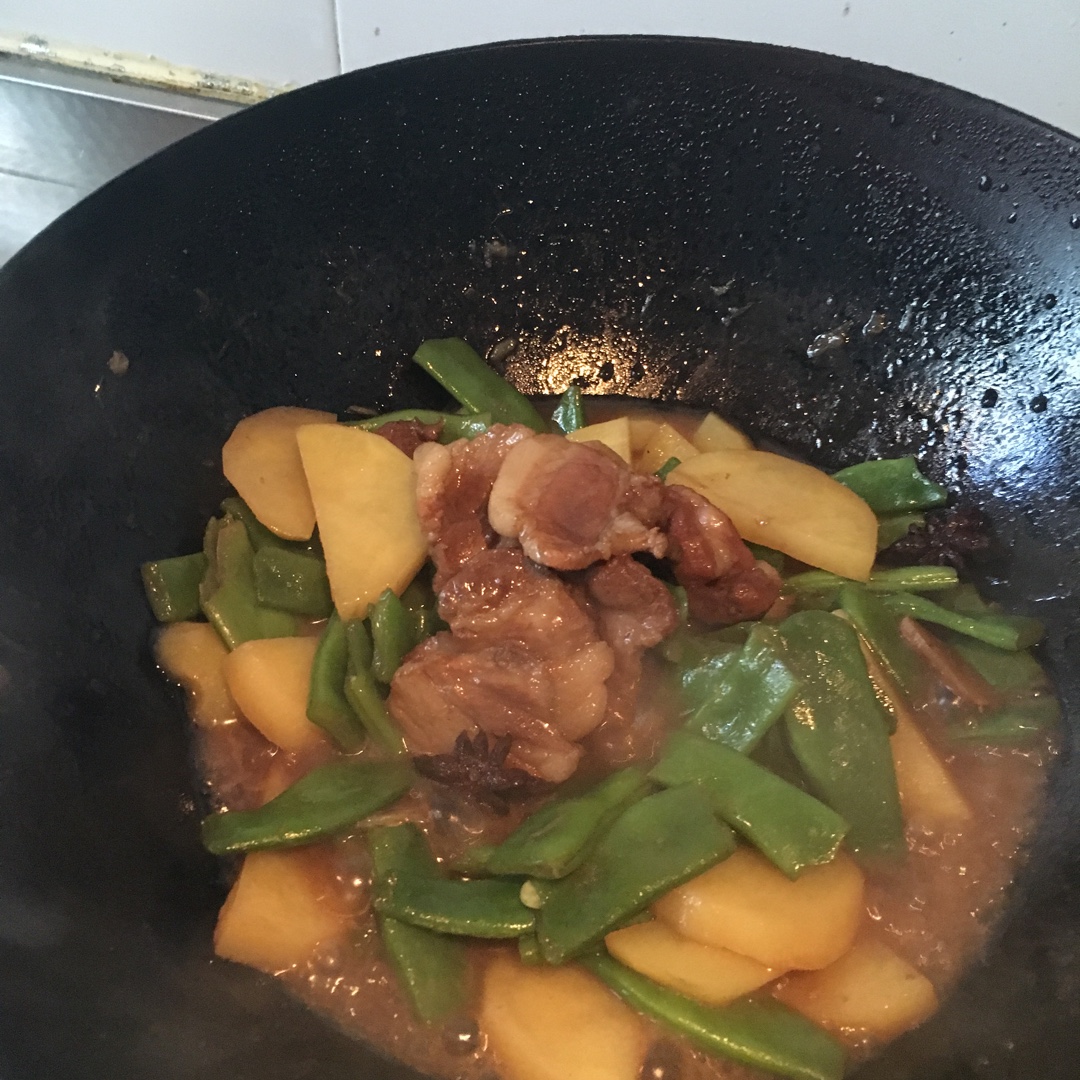 土豆炖扁豆