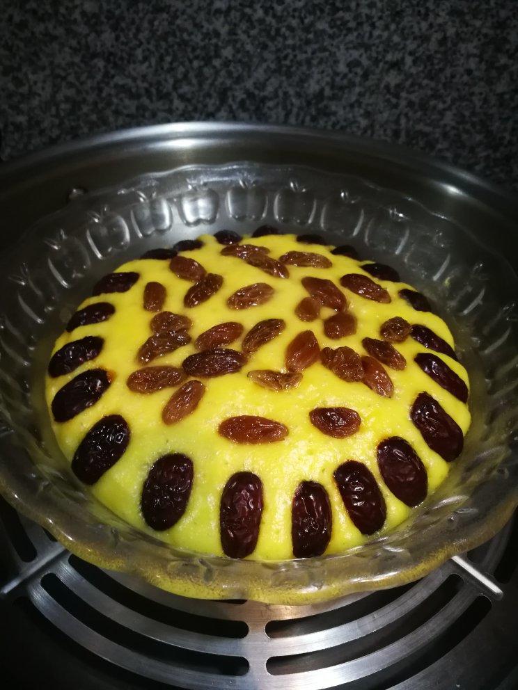 玉米面鸡蛋发糕（零失败）