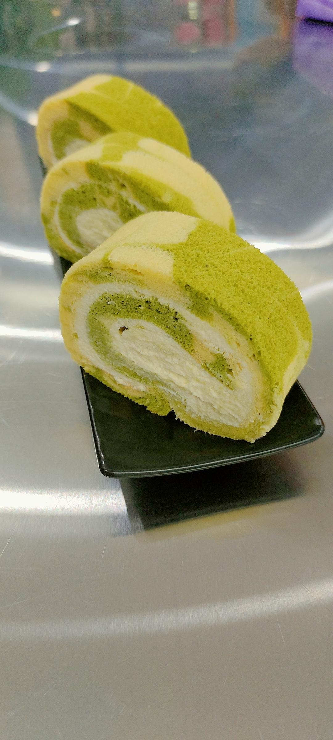 斑斓大理石蛋糕卷
