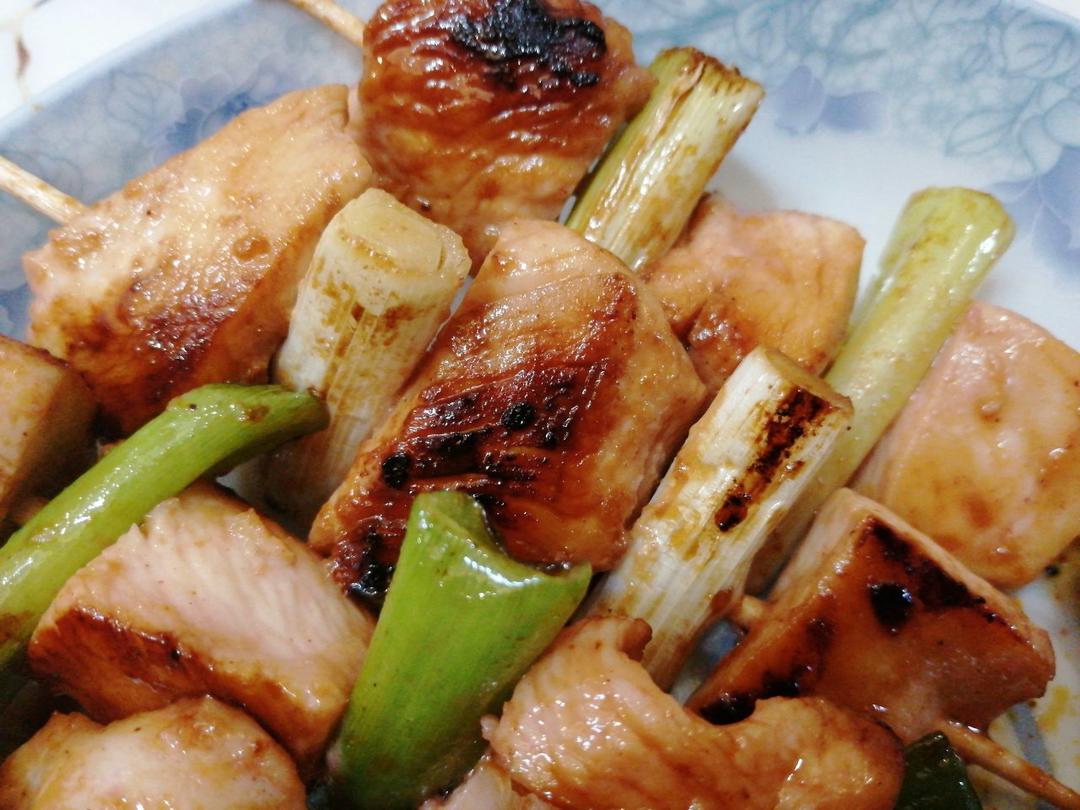 日式居酒屋 葱香鸡肉串 Chicken Teriyaki Skewers