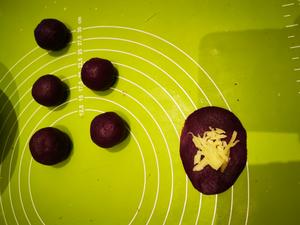 小美版 芝士爆浆紫薯仙豆糕的做法 步骤5