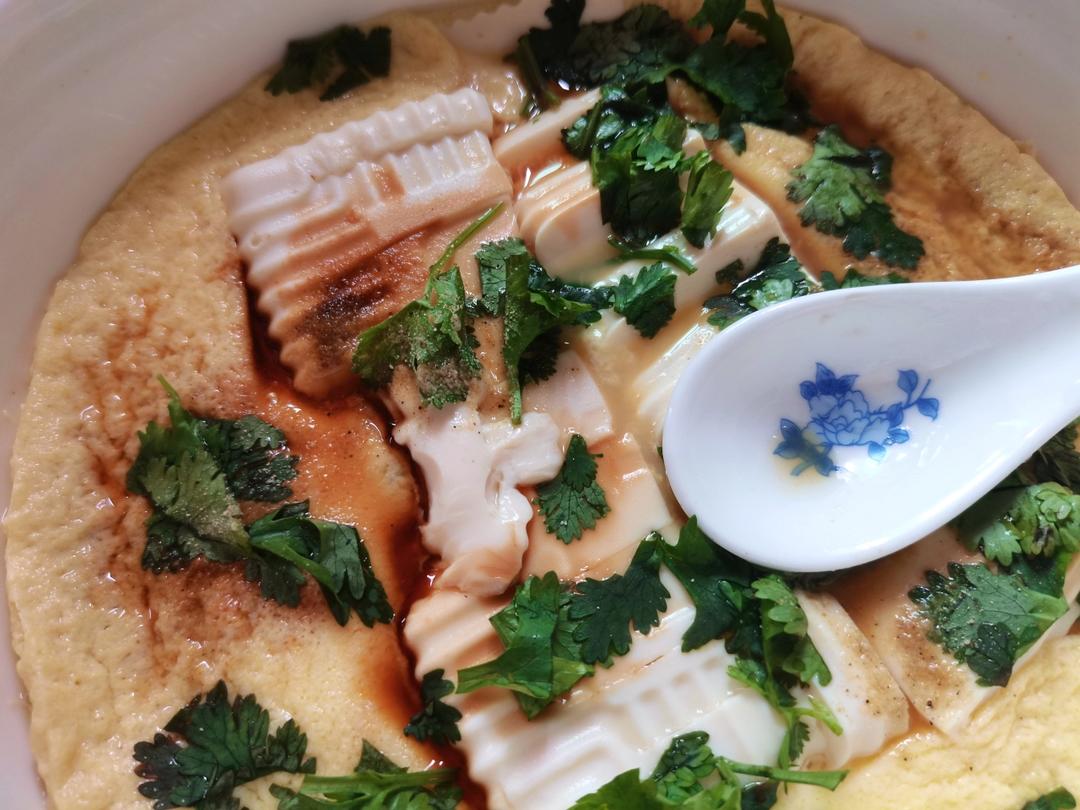 鸡蛋蒸豆腐