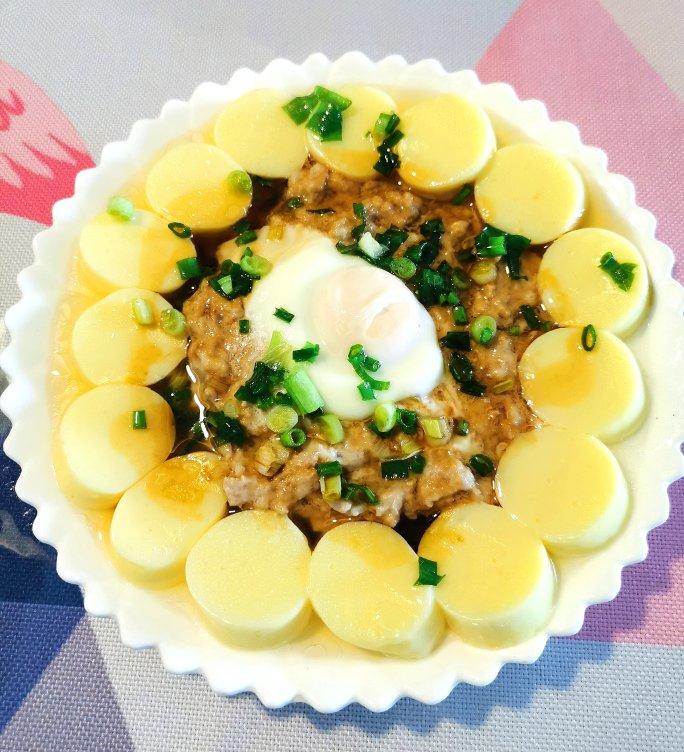 日本豆腐肉沫蒸蛋