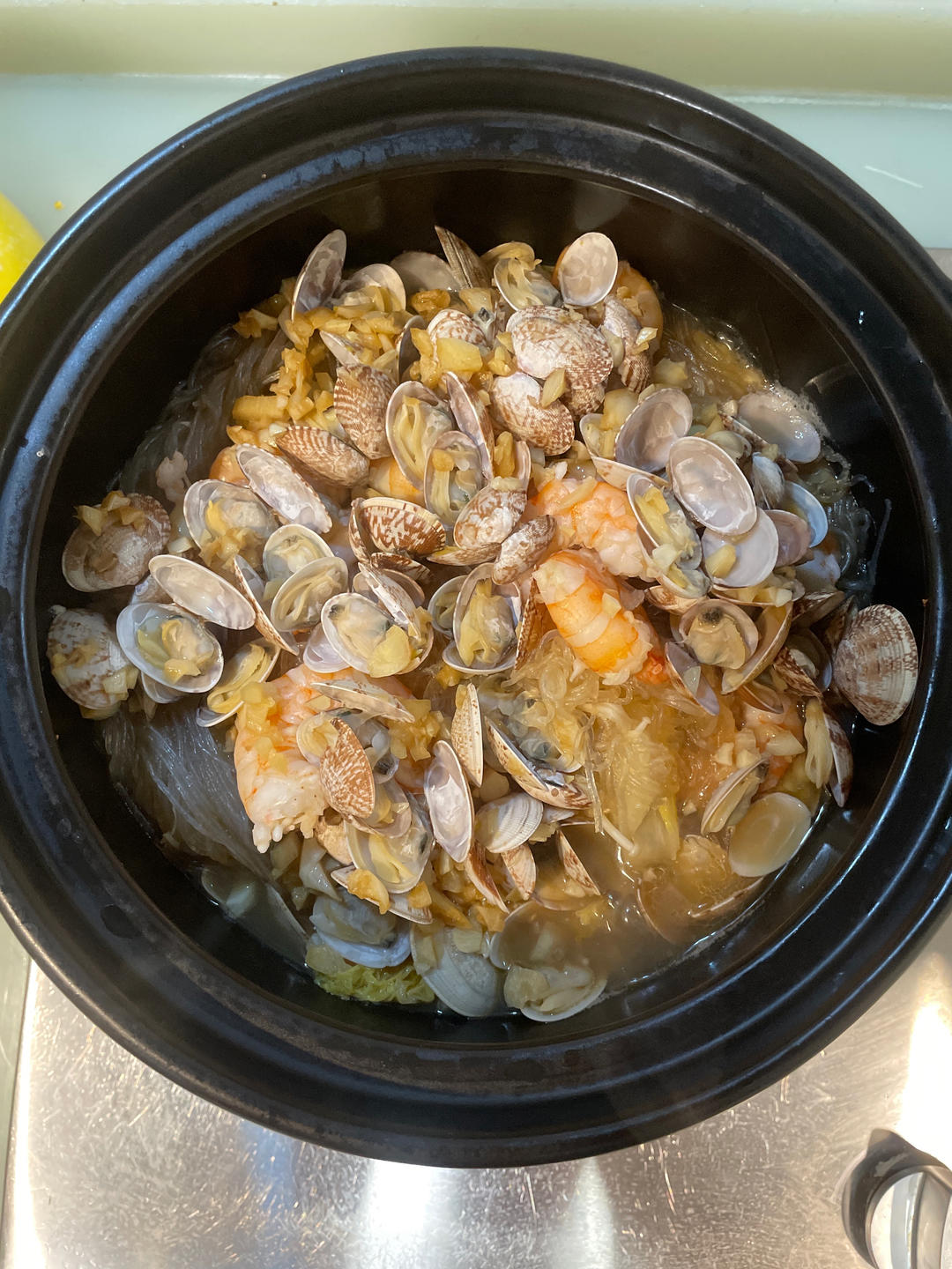 虾仁粉丝煲