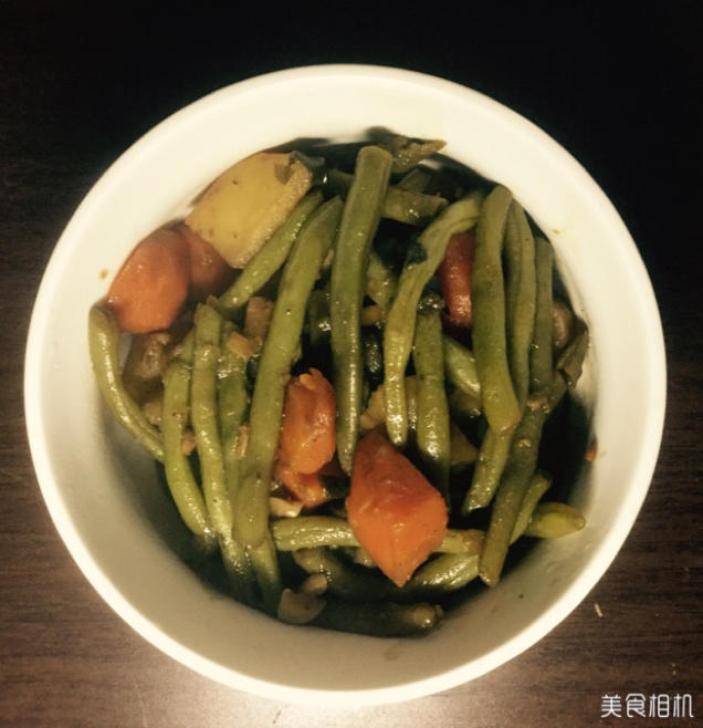土豆炖豆角