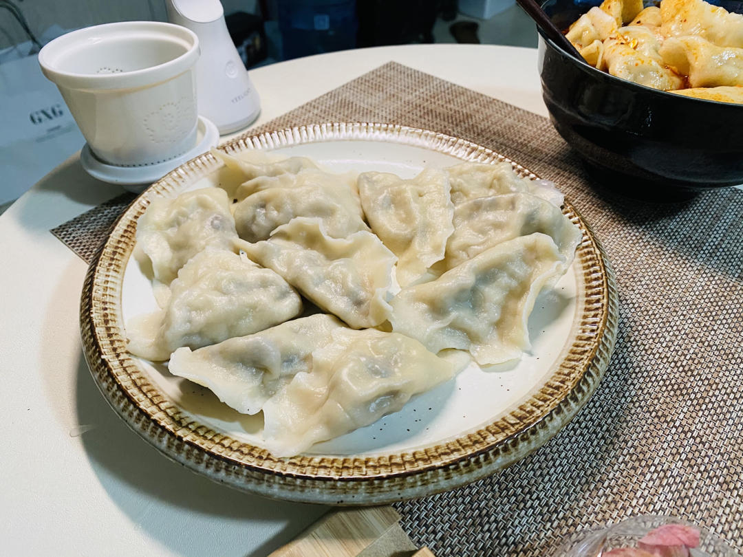 素白菜水饺