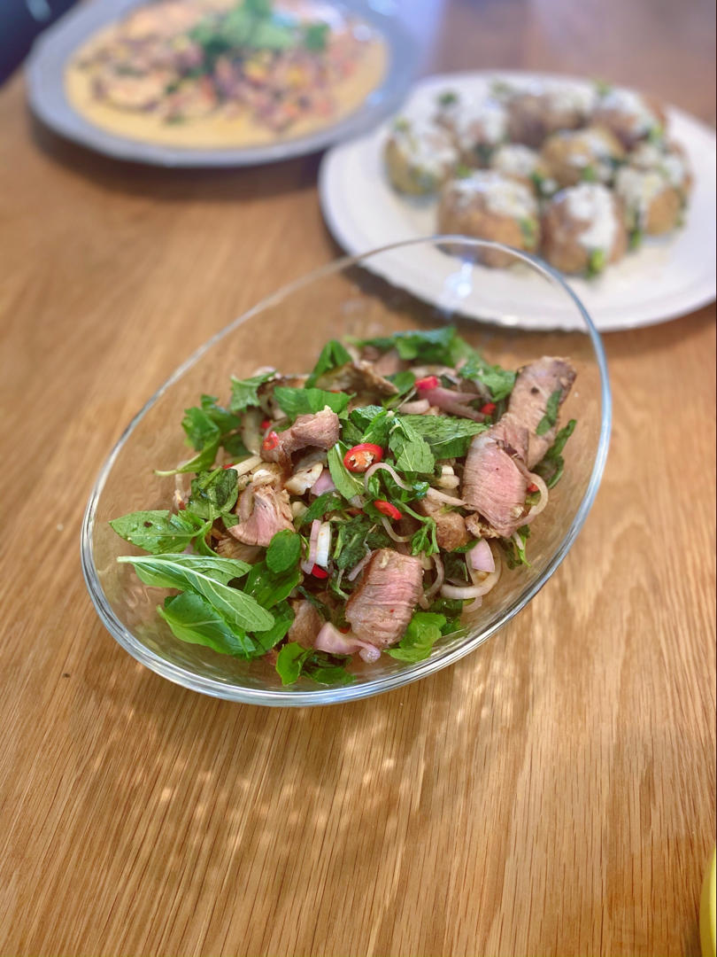 泰式薄荷牛肉沙拉