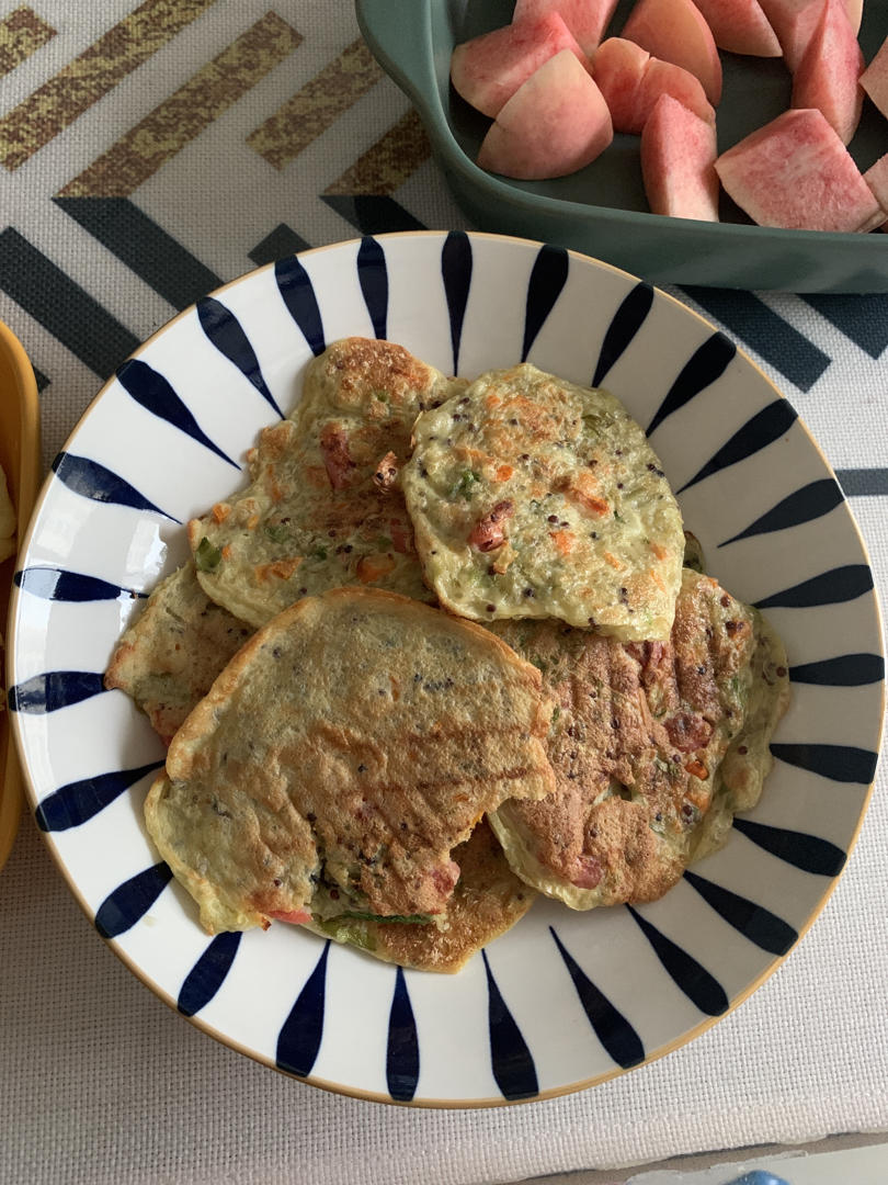 葱香藜麦蛋饼 宝宝辅食食谱