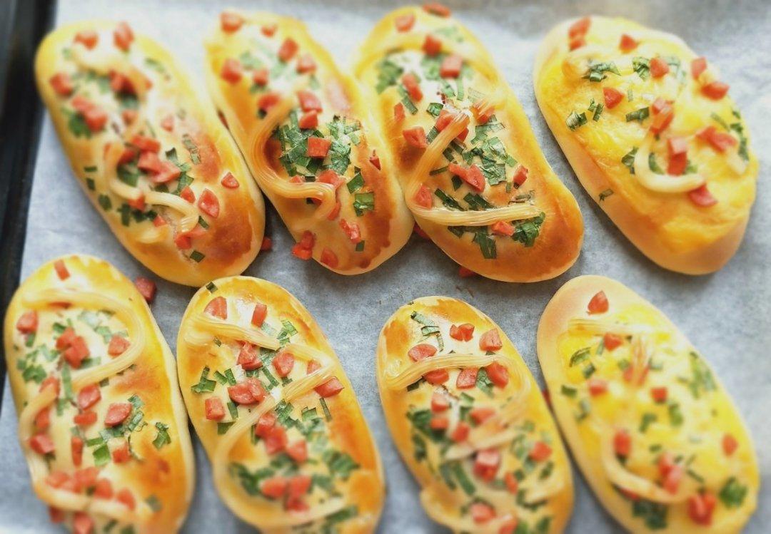 香葱火腿肉松面包