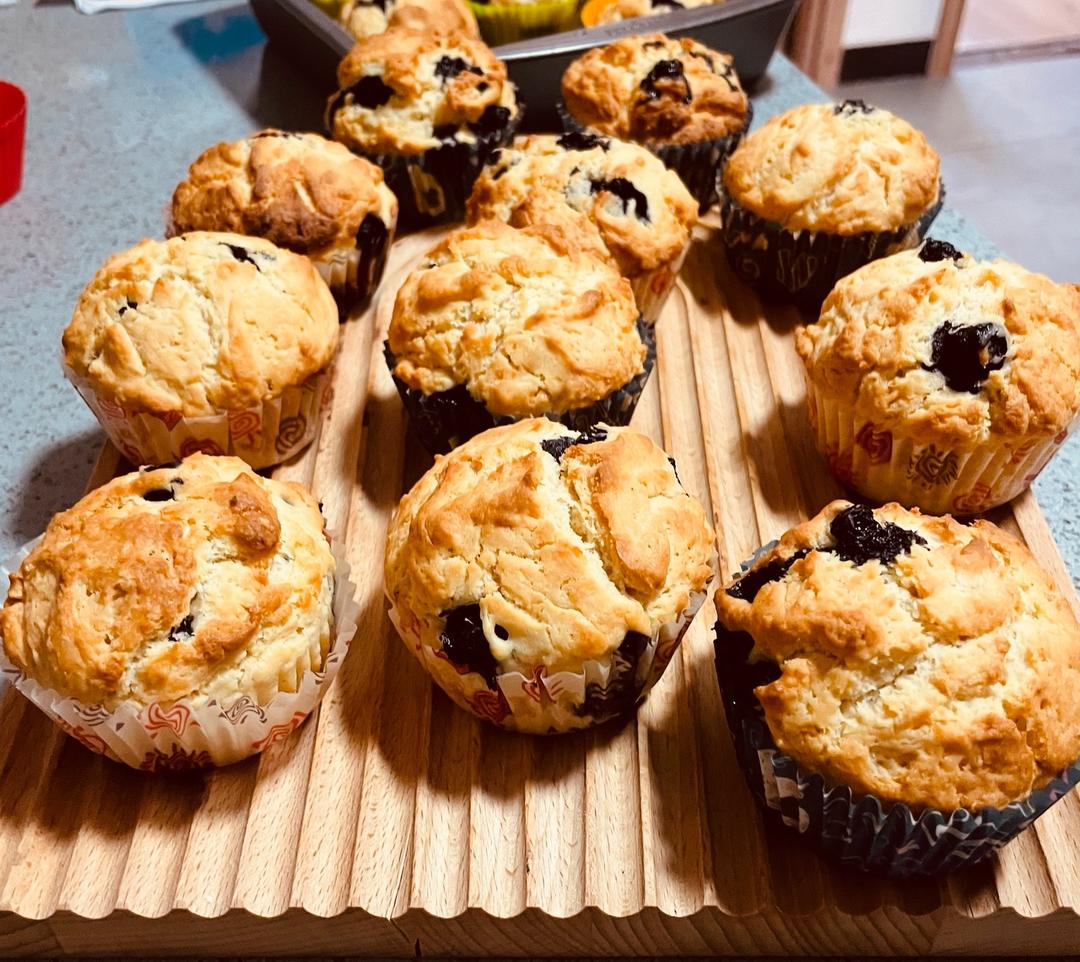 全麦蓝莓玛芬的做法