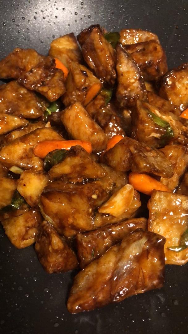 溜肉段烧茄子（东北硬菜呀哈哈）
