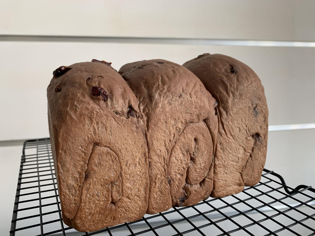 香浓柔软的巧克力吐司