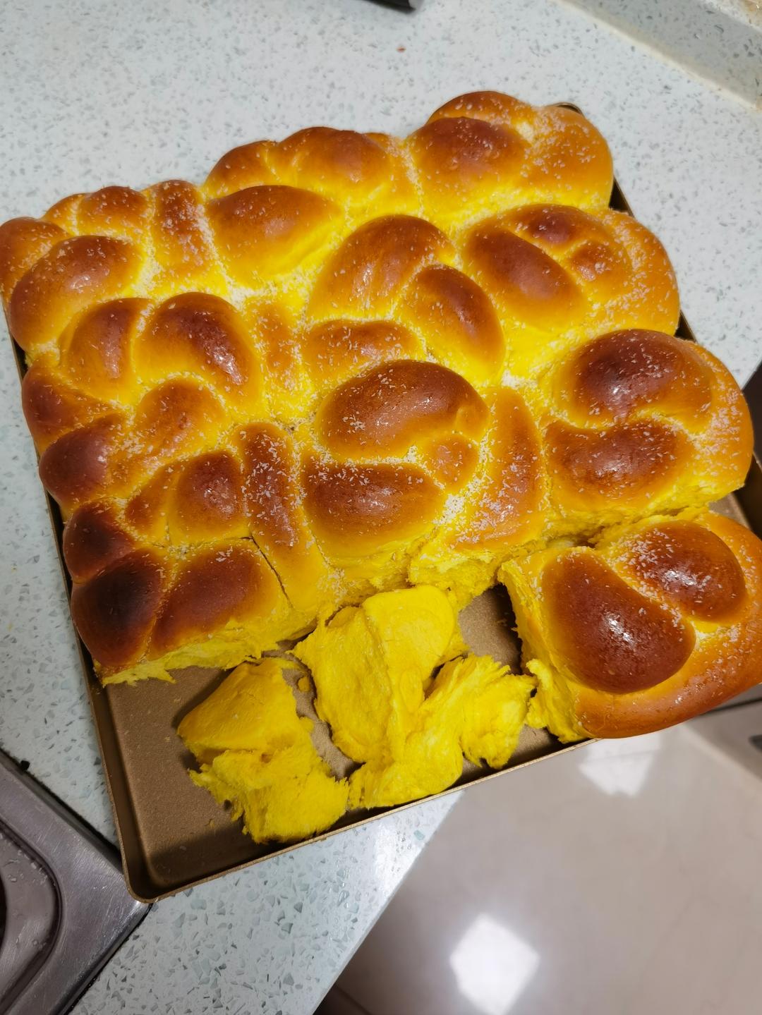 无一滴水的南瓜老面包