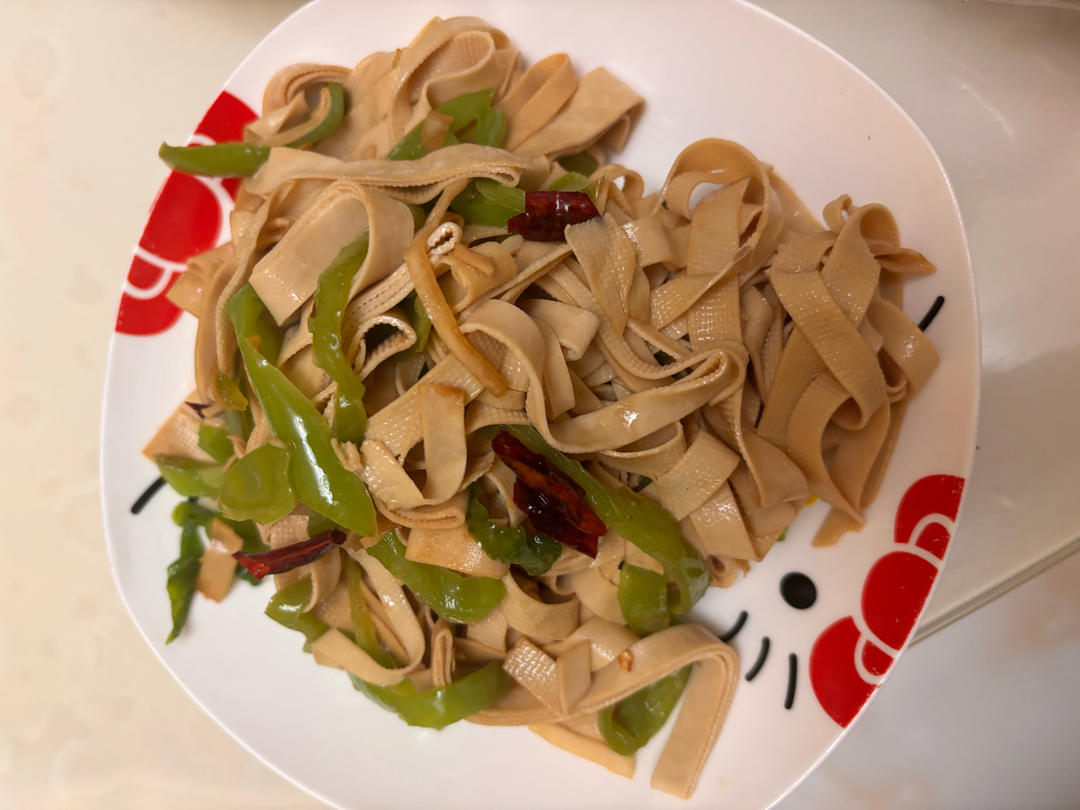 辣炒豆腐皮