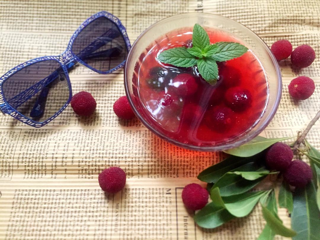 酸酸甜甜杨梅汁