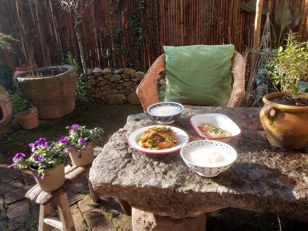 我一直梦想的田园的早餐