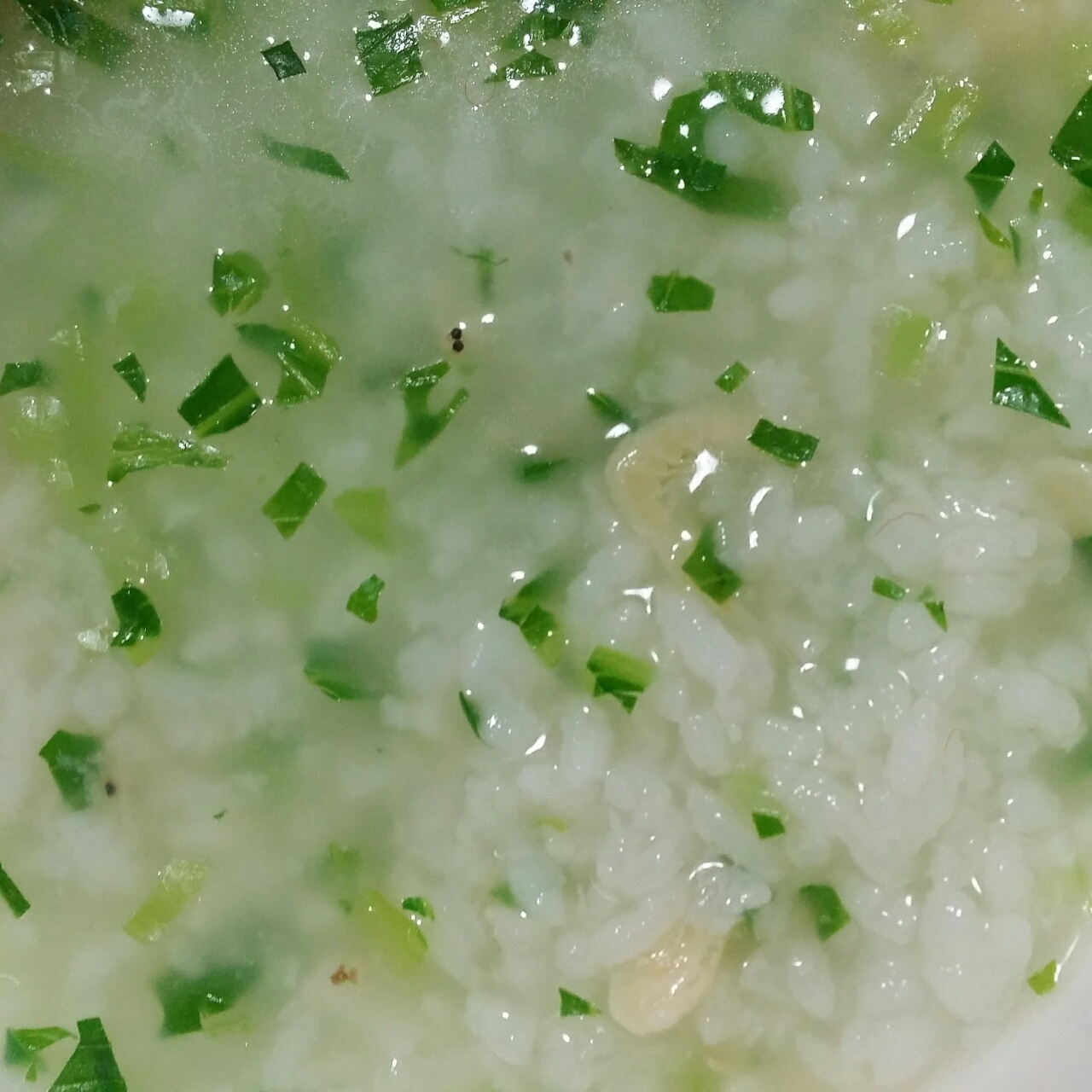 虾米青菜粥