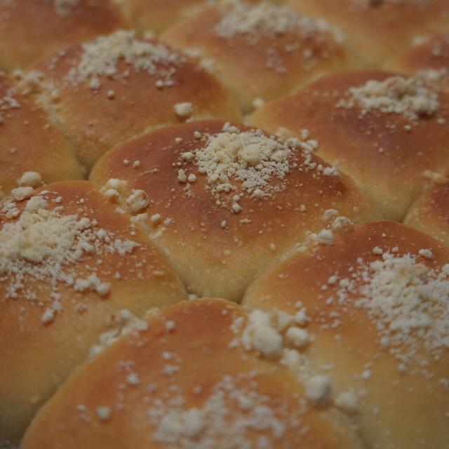 奶浴花生酥面包—中种冷藏的做法